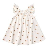 Quincy Mae Snails Ruffle Swing Dress