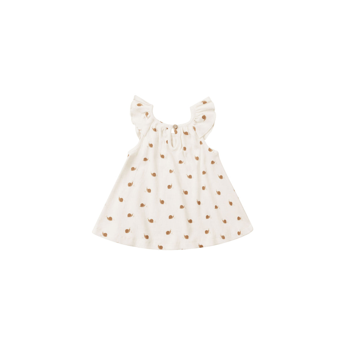 Quincy Mae Snails Ruffle Swing Dress