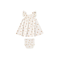Quincy Mae Snails Ruffle Swing Dress