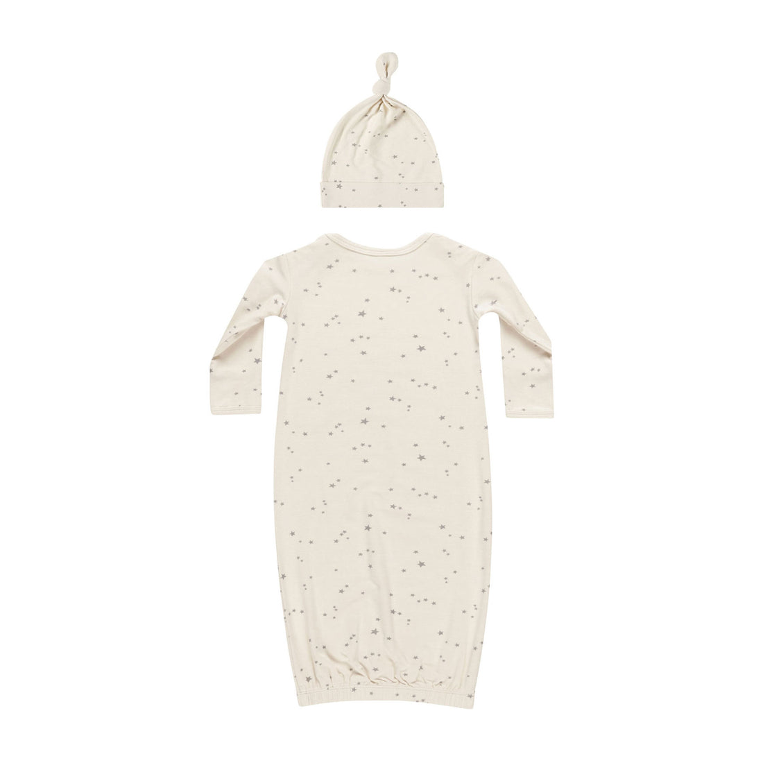 Quincy Mae Twinkle Bamboo Baby Gown + Hat Set