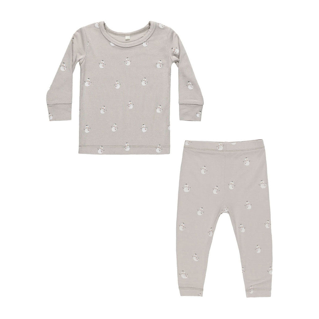 Quincy Mae Snowmen Bamboo Pajama Set