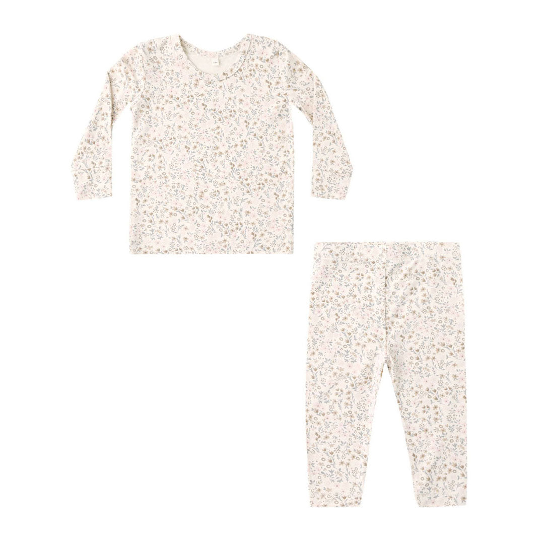 Quincy Mae Bloom Bamboo Pajama Set