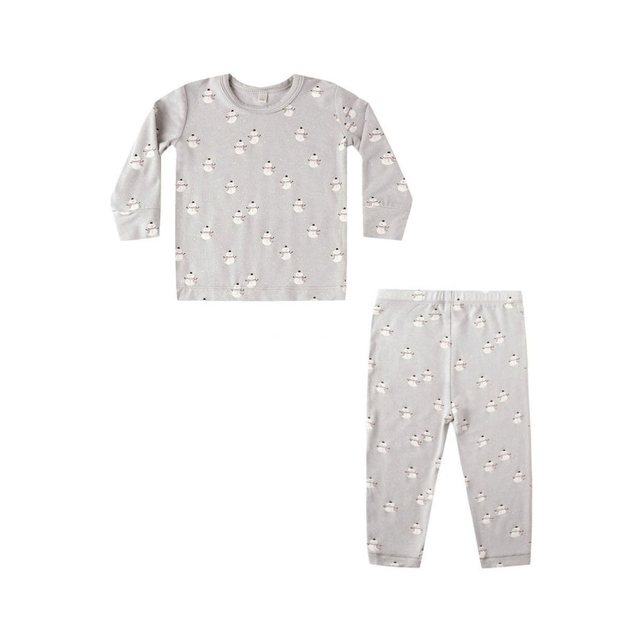 Quincy Mae Snowmen Bamboo Pajama Set
