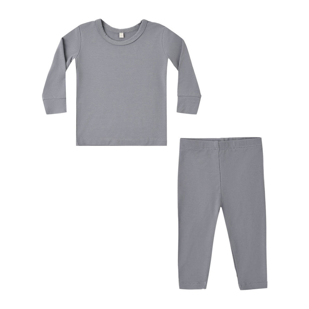 Quincy Mae Slate Bamboo Pajama Set