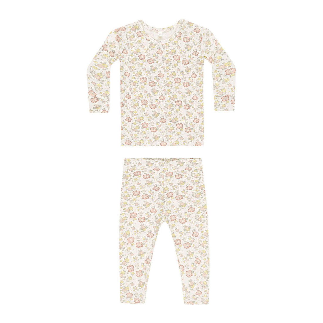 Quincy Mae Ivory Bloom Bamboo Pajama Set