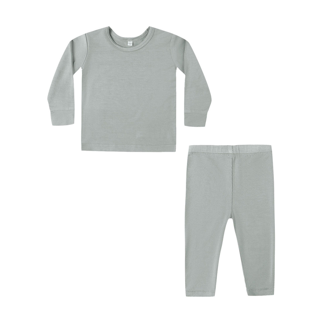 Quincy Mae Steel Blue Bamboo Pajamas Set