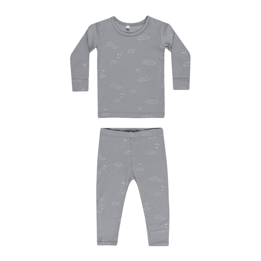Quincy Mae Blue Clouds Bamboo Pajama Set
