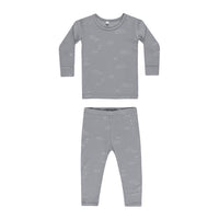 Quincy Mae Blue Clouds Bamboo Pajama Set