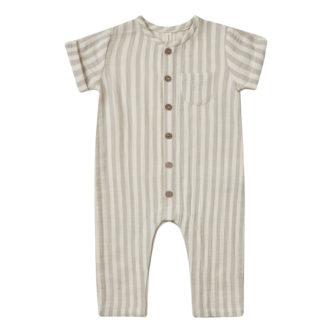 Quincy Mae Ash Stripe Charlie Jumpsuit
