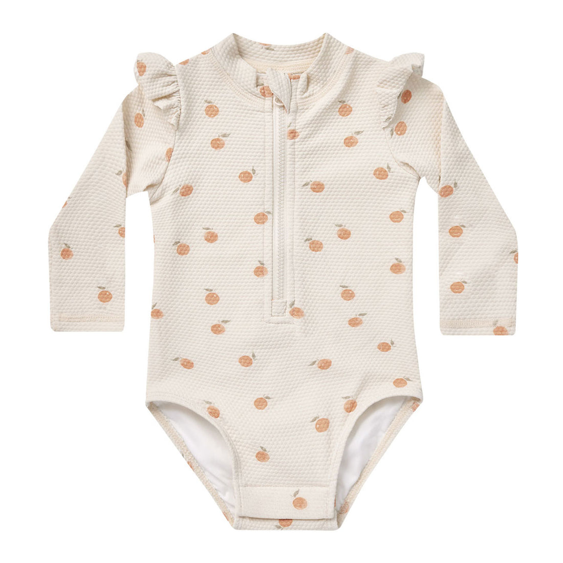 Quincy Mae Oranges Byron Rashguard One-Piece
