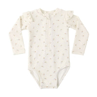 Quincy Mae Petit Fleur Byron Rashguard One-Piece
