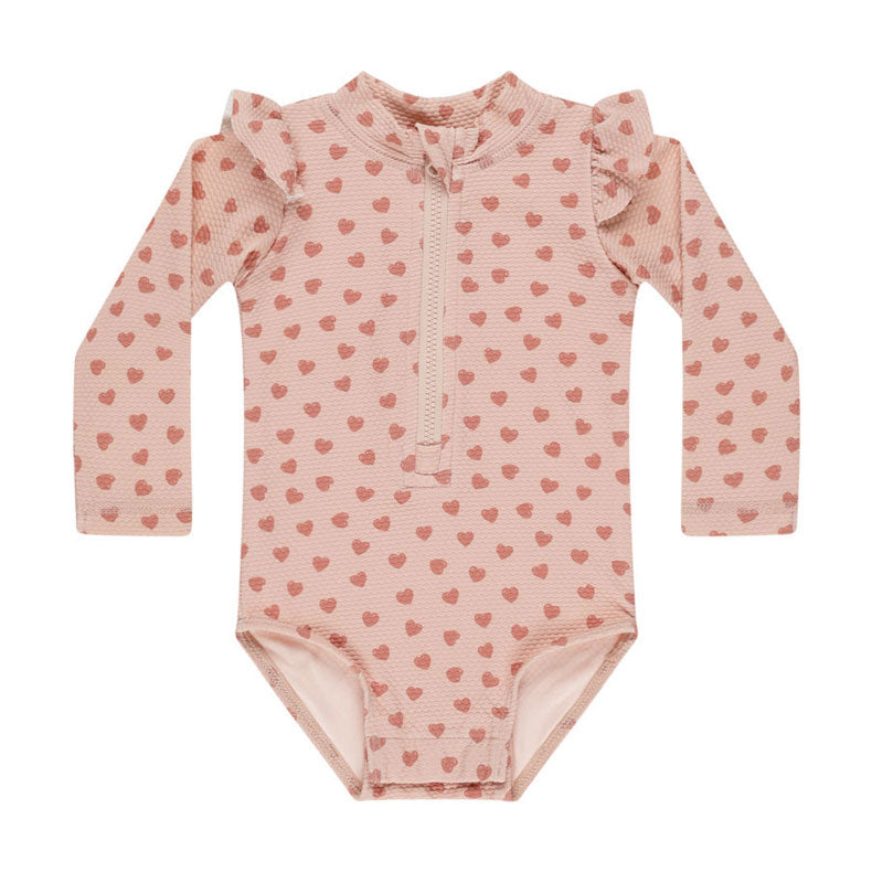 Quincy Mae Bubble Gum Byron Rash guard One Piece