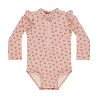Quincy Mae Bubble Gum Byron Rash guard One Piece