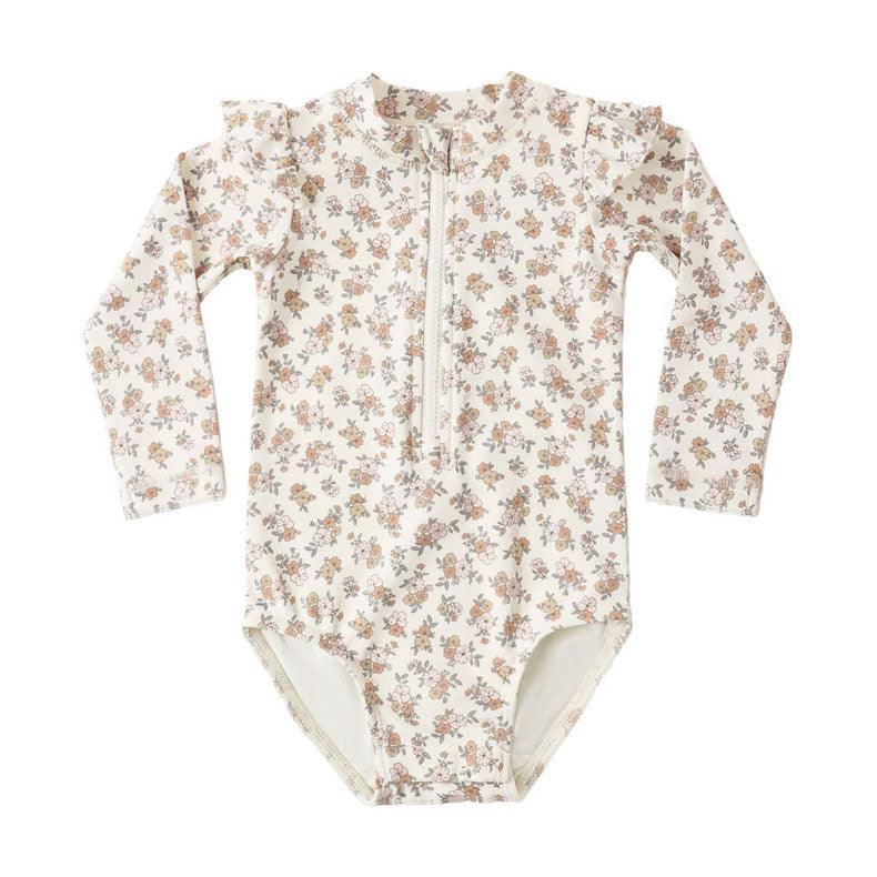 Quincy Mae Wildflower Byron Rashguard One-Piece
