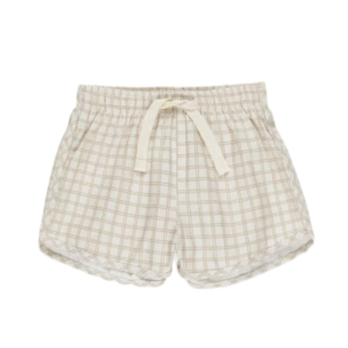 Quincy Mae Oat Check Boys Swim Short
