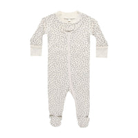 Quincy Mae Scatter Zip Long Sleeve Sleeper Footie