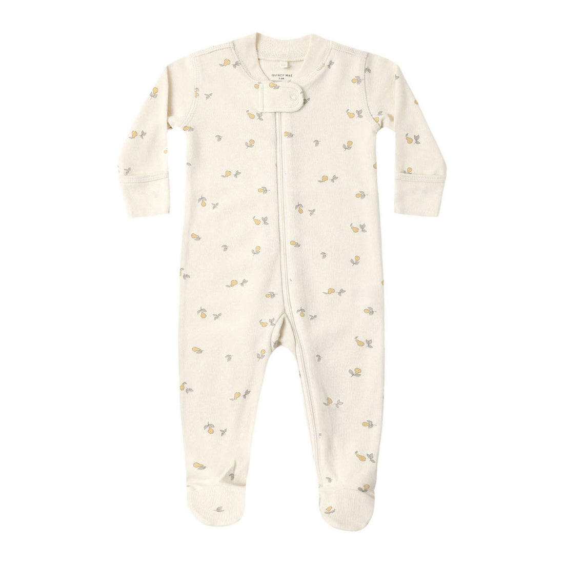 Quincy Mae Pears Zip Sleeper Footie