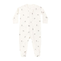 Quincy Mae Sheep Zip Long Sleeve Sleeper Footie