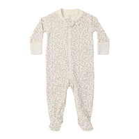 Quincy Mae Floret Zip Sleeper Footie