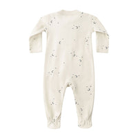Quincy Mae Natural Moons Zip Sleeper Footie
