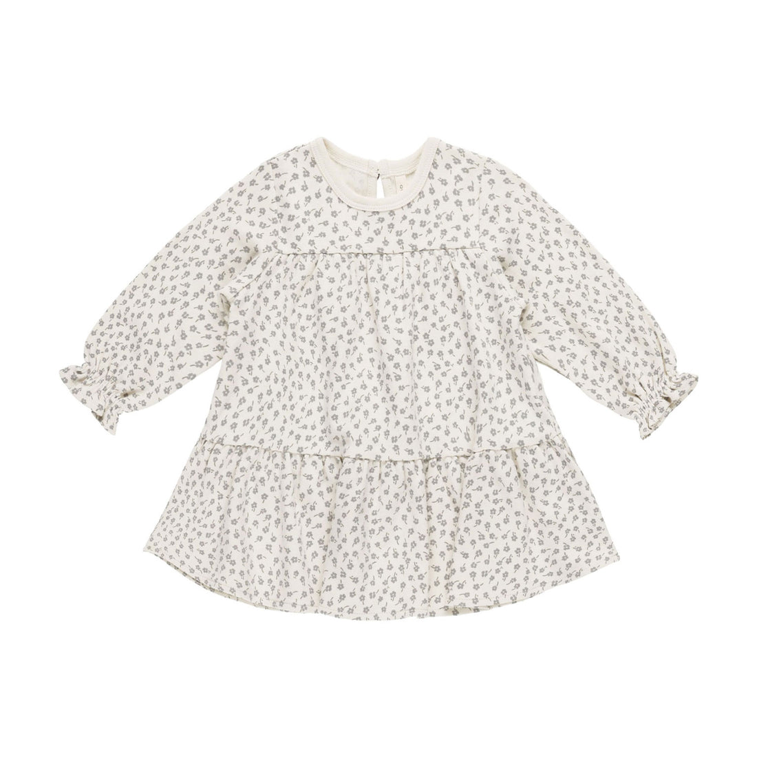 Quincy Mae Scatter Tiered Jersey Dress