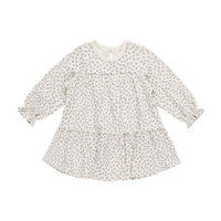 Quincy Mae Scatter Tiered Jersey Dress