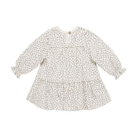 Quincy Mae Scatter Tiered Jersey Dress