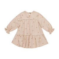 Quincy Mae Rainbows Tiered Jersey Dress