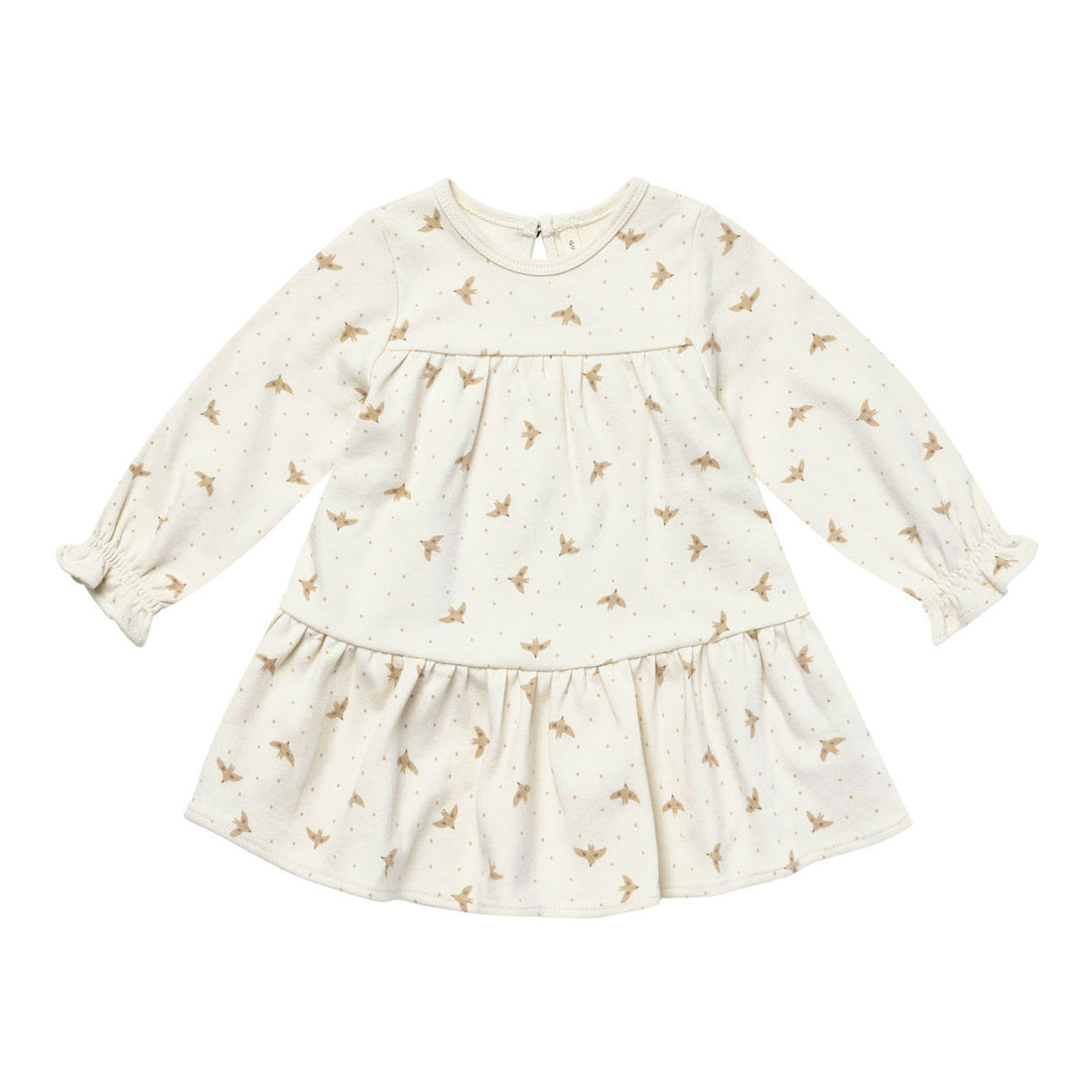 Quincy Mae Doves Tiered Jersey Dress