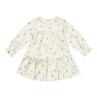 Quincy Mae Doves Tiered Jersey Dress