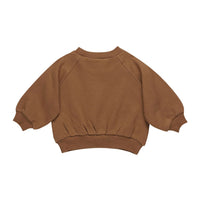 Quincy Mae Cinnamon Pocket Sweatshirt