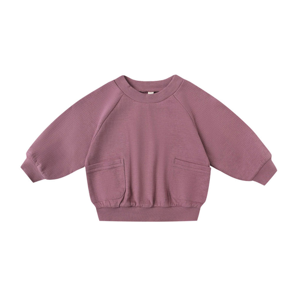 Quincy Mae Mulberry Pocket Sweatshirt
