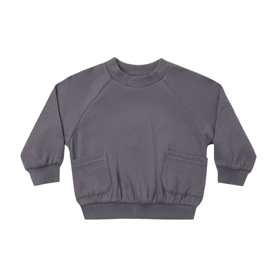 Quincy Mae Midnight Pocket Sweatshirt