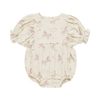 Quincy Mae Unicorn Cosette romper