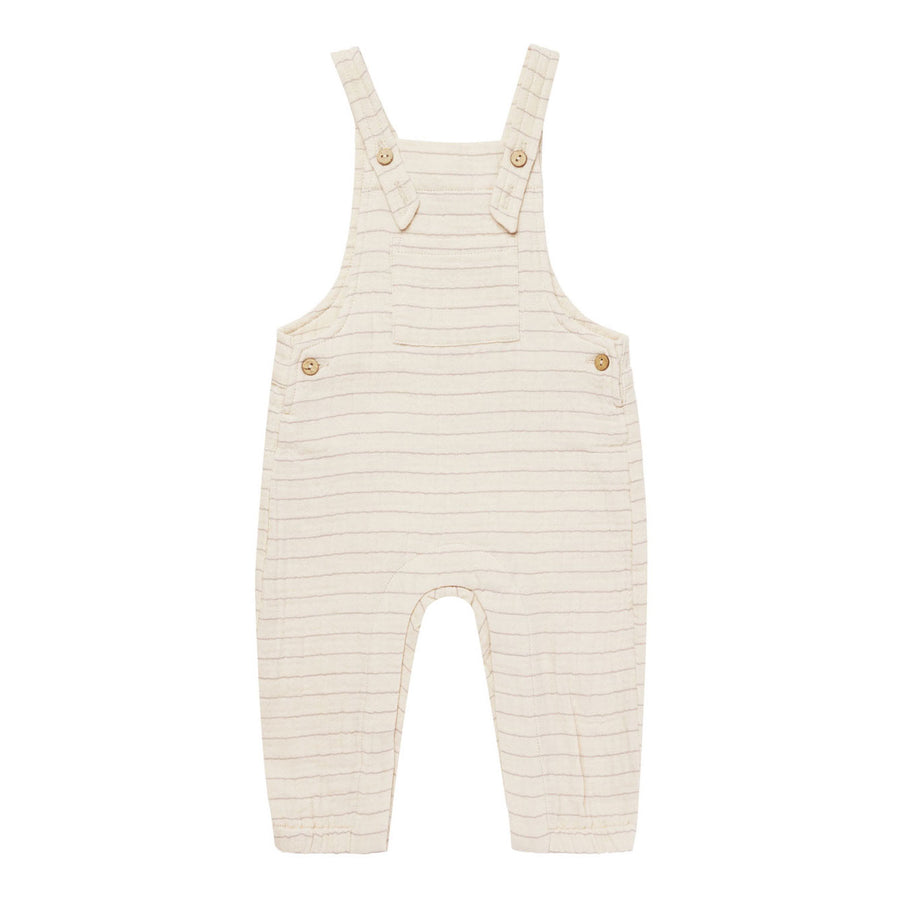Quincy Mae Vintage Stripe Baby Overall