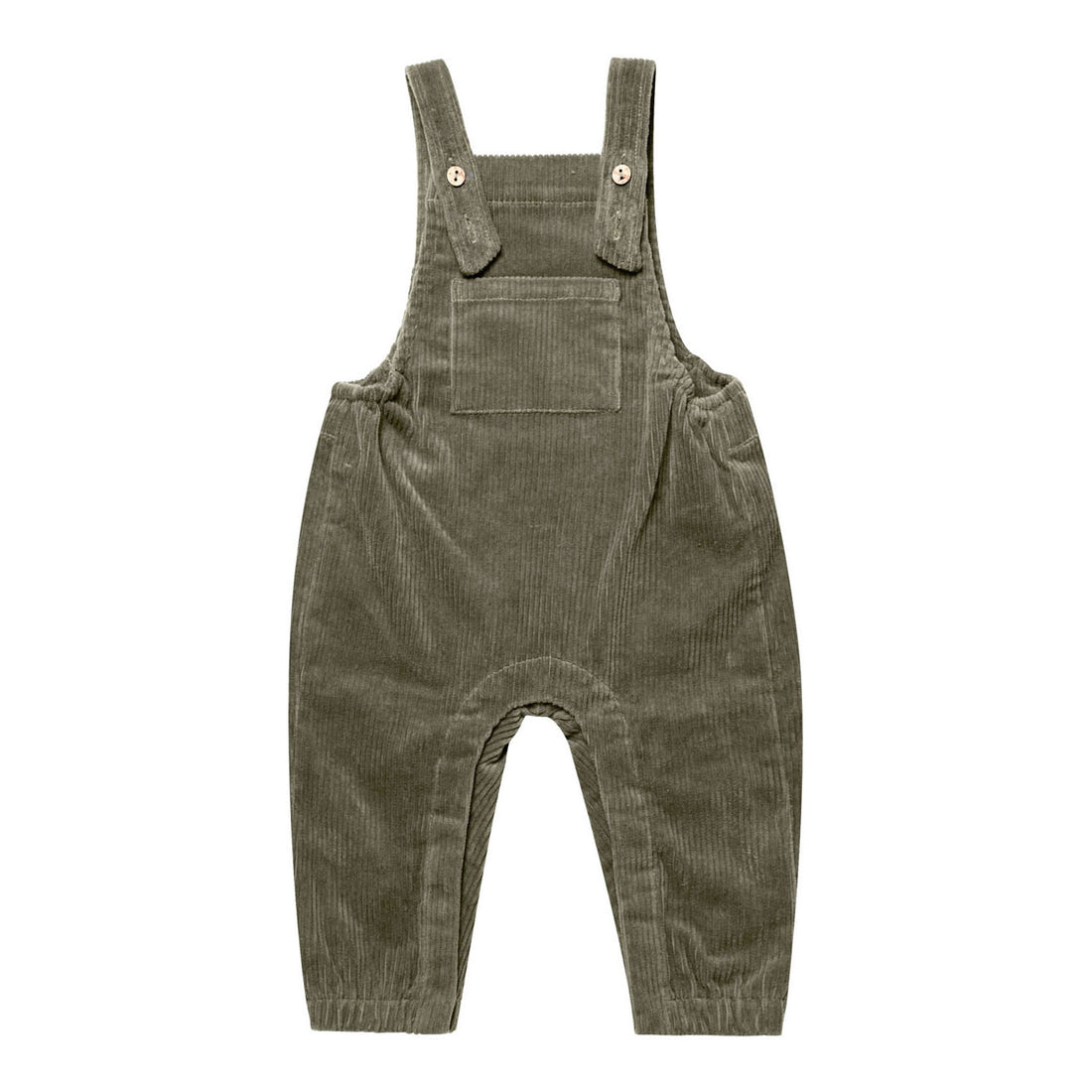 Quincy Mae Forest Corduroy Baby Overalls