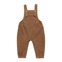 Quincy Mae Cinnamon Cordouroy Baby Overalls