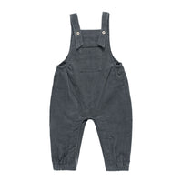 Quincy Mae Indigo Cordouroy Baby Overalls