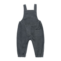 Quincy Mae Indigo Cordouroy Baby Overalls
