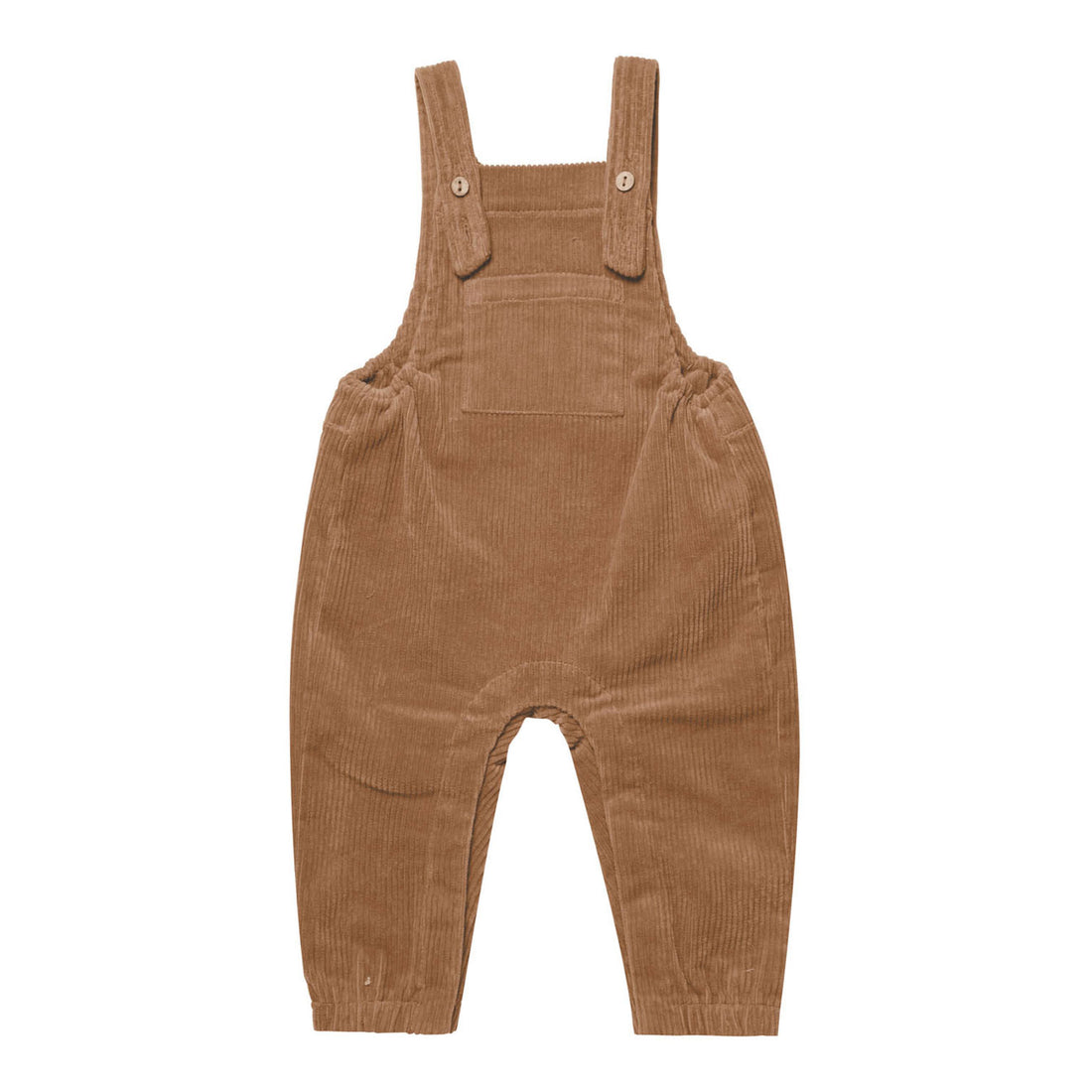 Quincy Mae Cinnamon Corduroy Baby Overalls