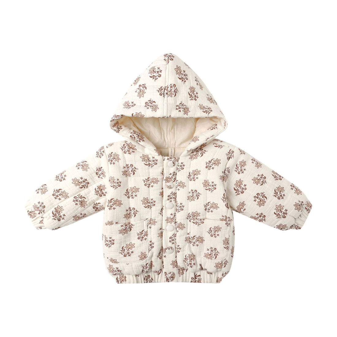 Quincy Mae Daylily Hooded Woven Jacket
