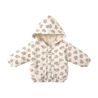 Quincy Mae Daylily Hooded Woven Jacket