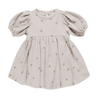 Quincy Mae Stars Waffle Babydoll Dress