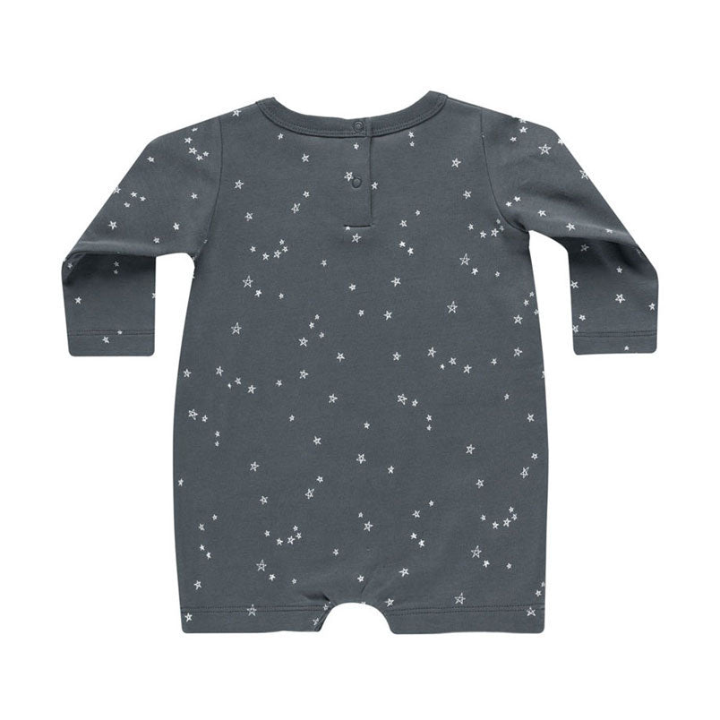 Quincy Mae Stars Long Sleeve Romper