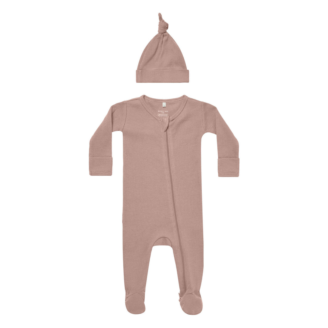Quincy Mae Mauve Waffle Sleep Set