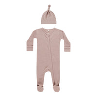 Quincy Mae Mauve Waffle Sleep Set