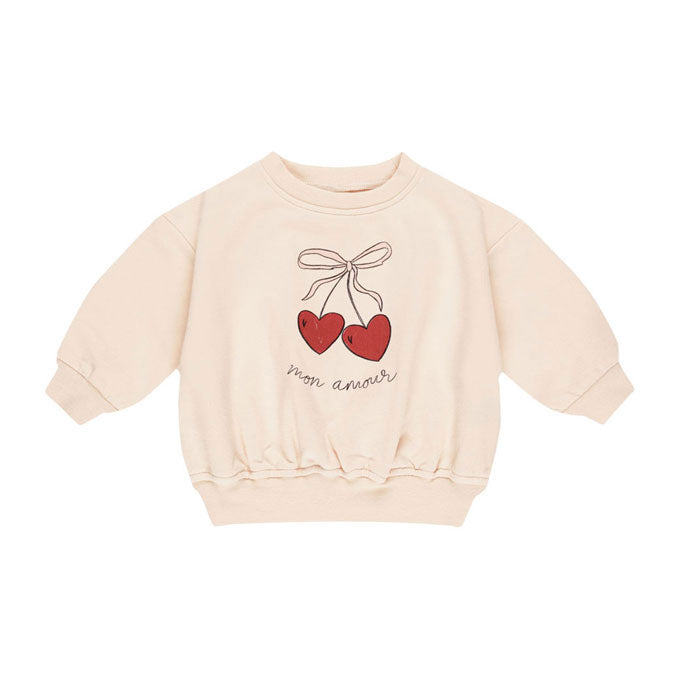 Quincy Mae Antique Mon Amour Relaxed Sweatshirt