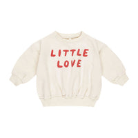 Quincy Mae Natural Little Love Relaxed Sweatshirt