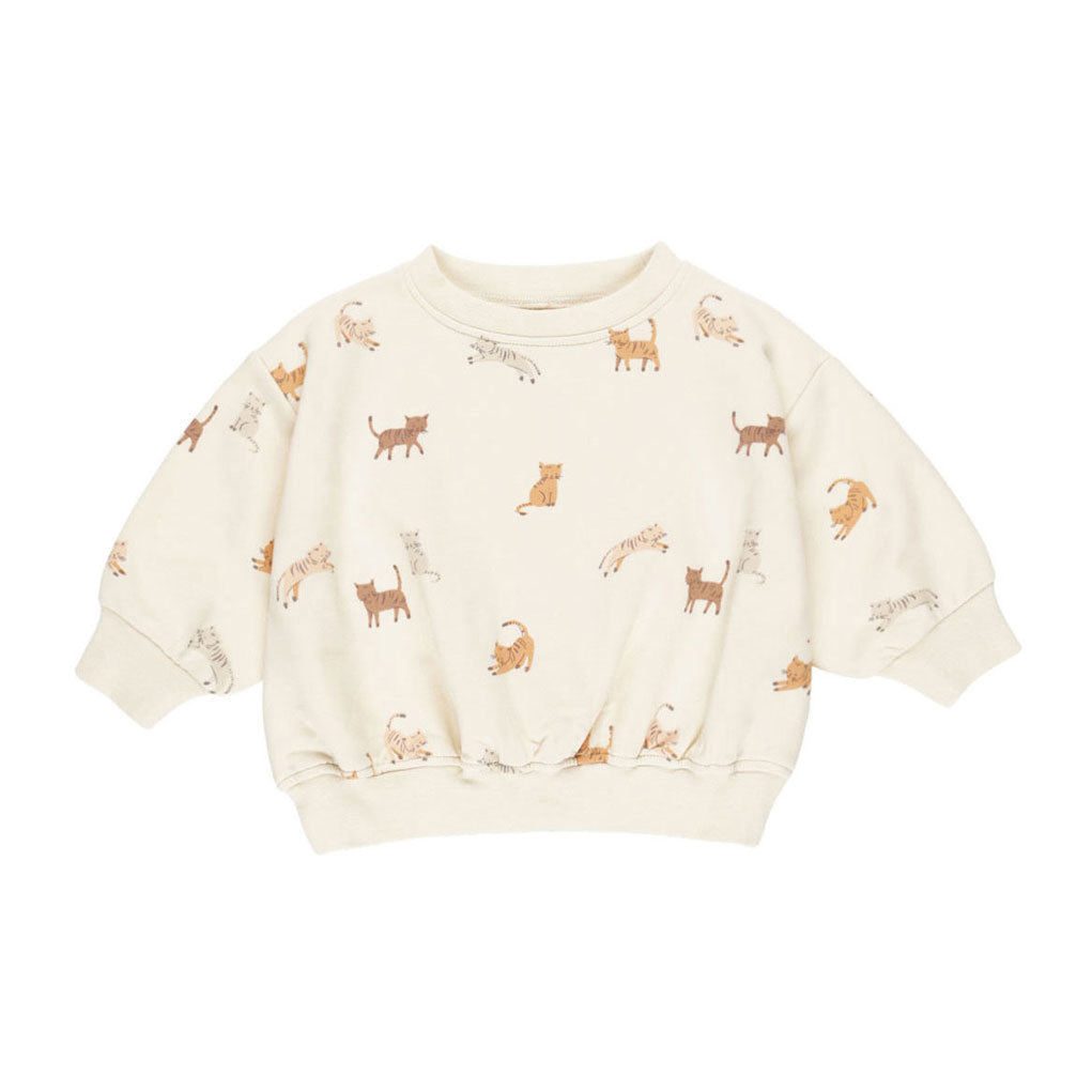 Quincy Mae Cats Relaxed Sweatshirt