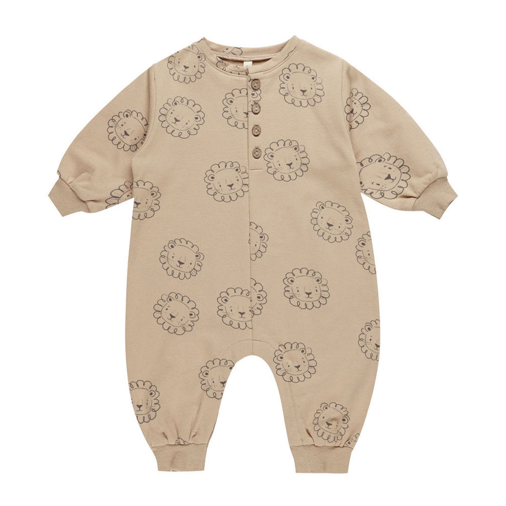 Quincy Mae Lions Relaxed Fleece Jumpsuit